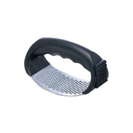 Amassador De Alho Aço Inox Lyor 11 Cm - Preto 