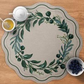 Fundo De Prato Viena 40 Cm Havan Casa - Ervas Verdes