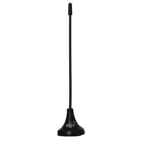 Antena Smart View 4K Elg Com Cabo Coaxial 2,5 Metros - Preto