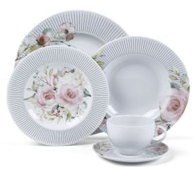 Aparelho De Jantar Ornatta Tramontina 20 Peças - Porcelana