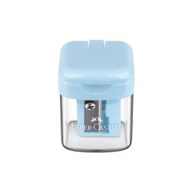 Apontador com Deposito Minibox Tons Pastel Faber-Castell - Sortido