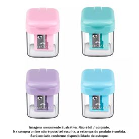 Apontador Com Deposito Minibox Tons Pastel Faber-Castell - SM/MINIBOX	