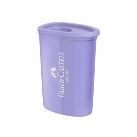 Apontador com Depósito Tons Pasteis Faber-Castell - Sortido