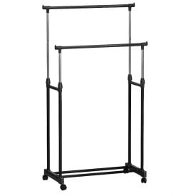 Arara De Roupas Com 2 Níveis Havan Casa - Preto