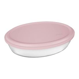 Assadeira Oval Com Tampa Marinex 1,6 Litros Sortido - Vidro