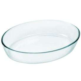 Assadeira Oval Grande 2,4 Litros Marinex - Transparente 