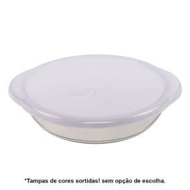 Assadeira Redonda Nadir Com Tampa Sempre 2,4 Litros - Vidro