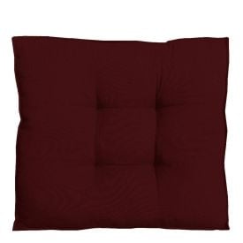 Assento De Veludo Futton 40X40 Cm Havan Casa - Bordo