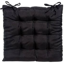 Assento Futton 40X40 cm Liso Oxford Havan Casa - Preto