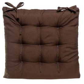 Assento Futton 40X40 cm Liso Oxford Havan Casa - Marrom