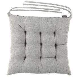 Assento Futton 40X40cm Havan Casa - Cinza Prata
