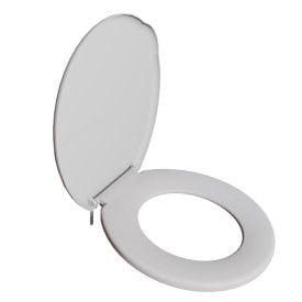 Assento Sanitário Almofadado Slim - Branco