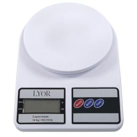 Balança De Cozinha Lyor Digital 10Kg - Branco