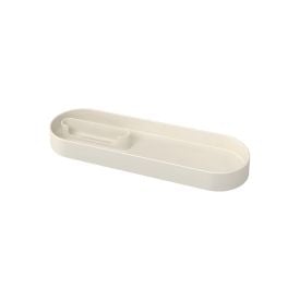 Bandeja Bancada Serene Coza 25,3 Cm - Cinza Claro