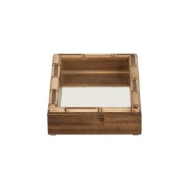 Bandeja Decorativa Espelhada Bw Quadros 22Cm - Bambu