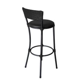 Banqueta Alta de Ferro 94 cm Famais - Preto