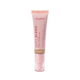 Base Líquida Soft Blend Ruby Rose 30G - Bege Médio Escuro F50