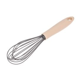 Batedor Fio Silicone 31Cm Creme e Cinza Weck