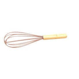 Batedor Fouet de Silicone com Cabo de Bambu Havan Casa - Mocha Mousse