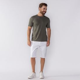 Bermuda Masculina De Sarja Marc Alain Branco