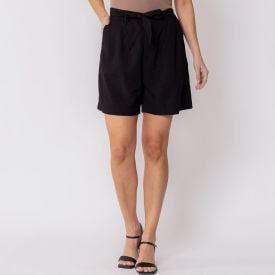 Bermuda Feminina Alfaiataria Com Cinto Patricia Foster