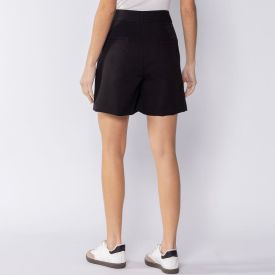 Bermuda Feminina Alfaiataria Patricia Foster Preto