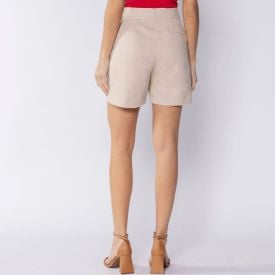 Bermuda Feminina Em Linho Patricia Foster