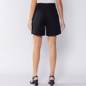 Bermuda Feminina De Alfaiataria Patricia Foster Preto