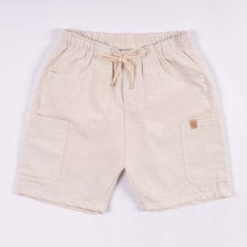 Bermuda Jogger Juvenil Menino 12 a 16 Anos Hot Dog Kaki