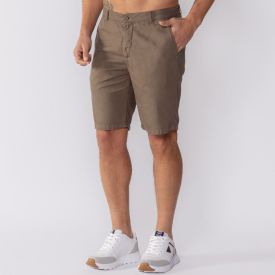 Bermuda Masculina Alfaiataria Tecido Plano Marc Alain