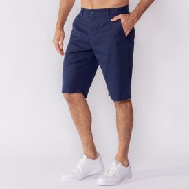 Bermuda Masculina Bolso Faca De Sarja Marc Alain