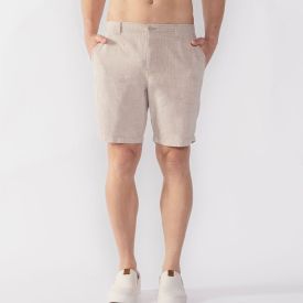 Bermuda Masculina De Linho Marc Alain