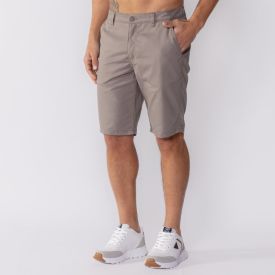 Bermuda Masculina De Sarja Com Elástico Marc Alain