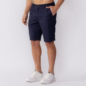 Bermuda Masculina De Sarja Com Elástico Marc Alain