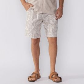 Bermuda Masculina Estampada De Sarja Marc Alain Off 100 1031/11