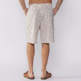 Bermuda Masculina Estampada De Sarja Marc Alain Off 100 1031/11