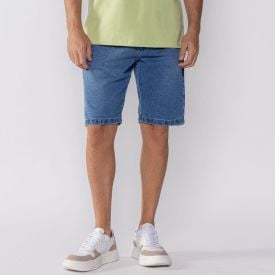 Bermuda Masculina Jeans Thing Azul Claro