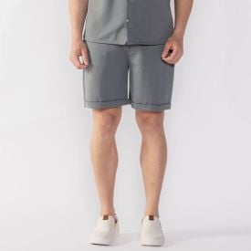 Bermuda Masculina Moletom Thing Verde Novo