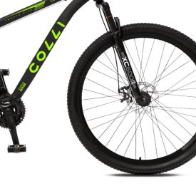 Bicicleta Aro 29 Colli Collina Câmbio Traseiro Shimano - Amarelo Neon