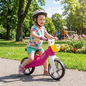Bicicleta de Equil&iacute;brio Infantil Balance Bike Rosa Maral