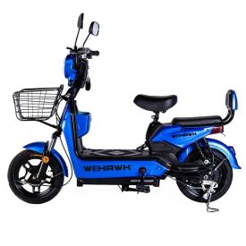 Bicicleta Elétrica Wehawk Basket Wx-03 500W com Bateria 48V Azul - 258332