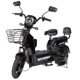 Bicicleta Elétrica Wehawk Basket Wx-03 500W com Bateria 48V Preta - 189964