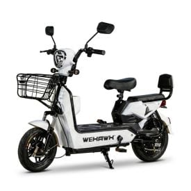 Bicicleta Elétrica Wehawk Wx-03 Basket 800W Bateria Lítio 48V - Branco