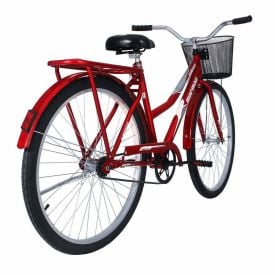 Bicicleta Mormaii Aro 26 Soberana 1V Contra Pedal - Vermelho