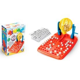 Bingo Com 100 Cartelas Toia Brinquedos - Amarelo