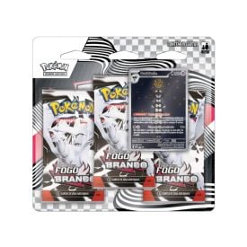 Blister Triplo Pokémon Ev 10.5 Fogo Branco Copag - 35897 