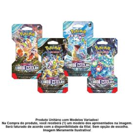 Blister Unitário Pokemon Ev 7 Coroa Estelar Copag - Sortidos