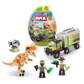 Bloco De Construção Max Dino Adventure Egg 310 Peças Candide - 25004