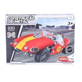 Bloco De Metal Carro Vermelho Havan Toys - HBR0804 