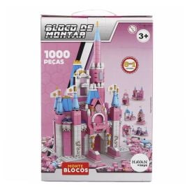 Blocos de Montar 6 em 1 Castelo 1000 Pe&ccedil;as Havan Toys - HBR0987